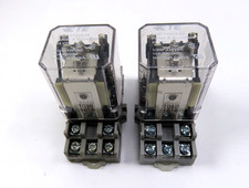 Lot of 2 Potter Brumfield KUP-11D15-24 Relay w/ Base