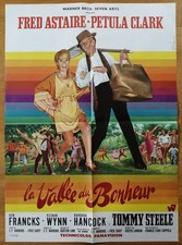 VALLEE DU BONHEUR fred astaire petula clark affiche cinema originale 80x60 '68
