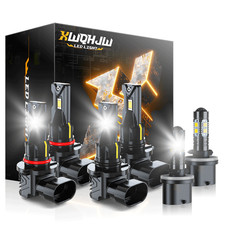 For Tahoe 2001 2006 6X Combo LED Headlight High Low Beam Fog Light Bulbs