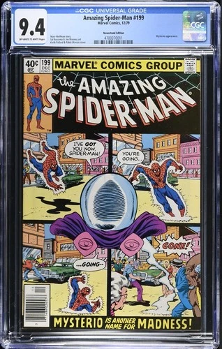 Amazing Spider-Man #199 Newsstand Edition CGC 9.4 1979 Mysterio appearance