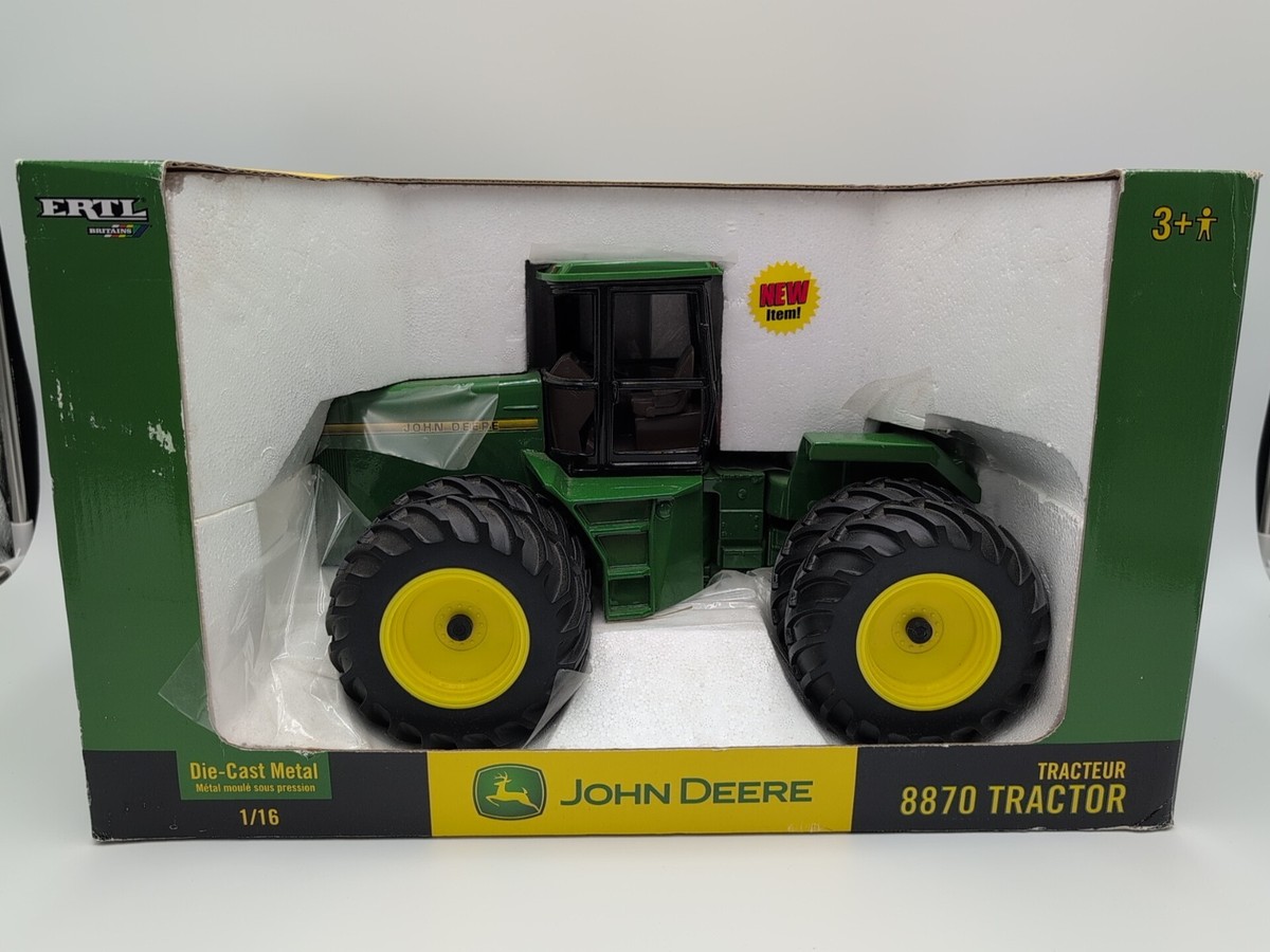 1/16 Ertl Farm Toy John Deere 8870 Tractor Articulating