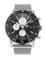 Breitling Chronoliner Y24310 Ceramic 46mm Black Dial Watch
