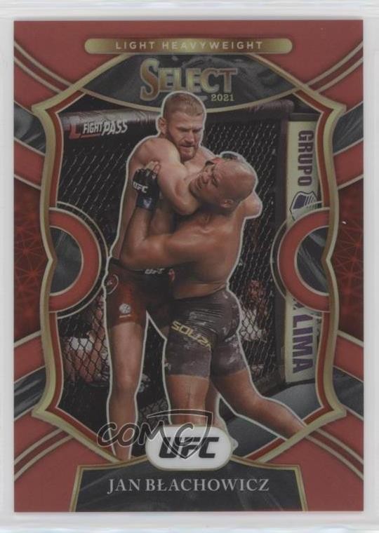 2021 Panini Select UFC Concourse Red Prizm 72/99 Jan Blachowicz #5 a3q