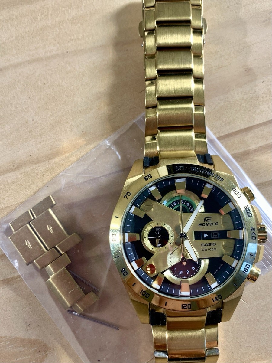 Casio Edifice EFR-540 Chronograph Gold Tone