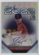 2022 Bowman Draft Class of 2022 Auto 124/250 Cutter Coffey #C22A-CC Auto 0rd2