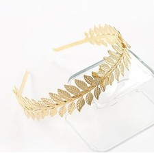 Greek Goddess Laurel Wreath Leaf Headband Band Wedding Head Party Crown H8Z1