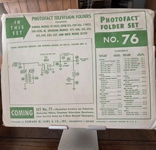 Howard W. Sams & Co. Photofact Folder Set 76 ...