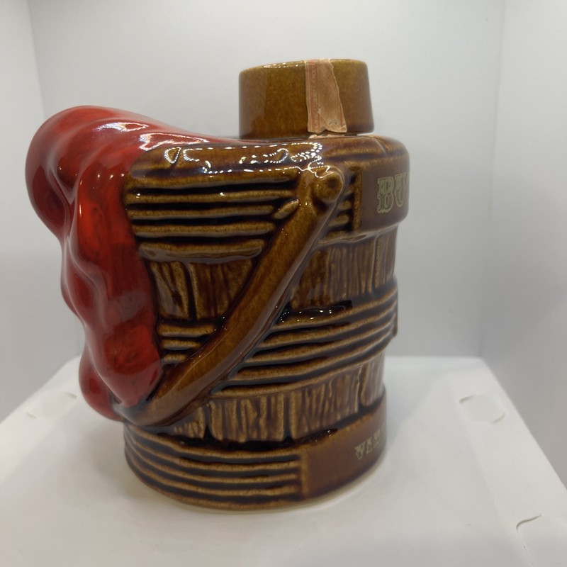 1970 Ezra Brooks Bucket Of Blood Virginia City, Nevada Decanter Collectible