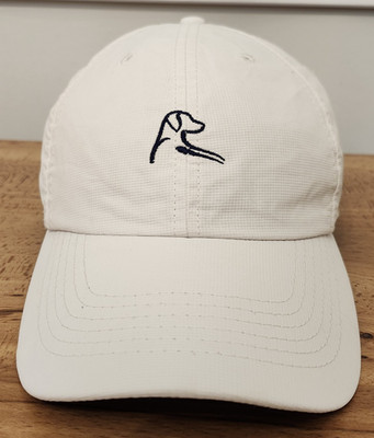 Rhoback Crave Hat Cap Strap Back One Size White Dog Mens Baseball Adjustable 