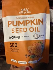 Now Pumpkin Seed Oil Capsules 1000mg Softgels 300 Count