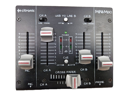 Citronic MiniMix 1 -  Portable Audio Mixer