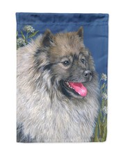 Keeshond  Garden Flag