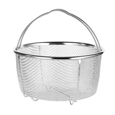Mesh Steaming Basket, Steamer Basket for Instant Pot Accessories Stainless St...