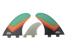 PACIFIC VIBRATIONS Surfboard Twin Fins fits FCS MR Twin + Stabilizer Honeycomb