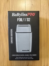 BaBylissPRO FOILX02 Cordless Metal Double Foil Shaver - Limited Edition