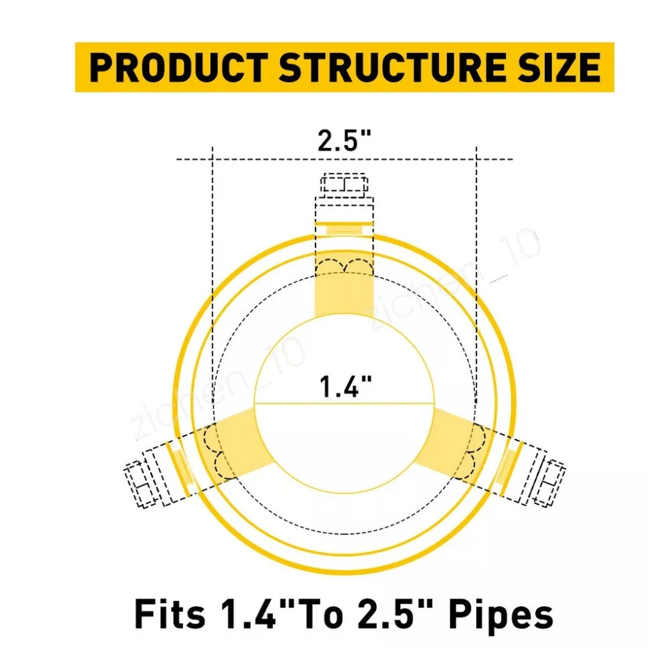 Rear Car Dual Exhaust Muffler Tip Tail Pipe Steel 2.5Inlet For Volvo S60 S70 S80 Foto 3 de 4