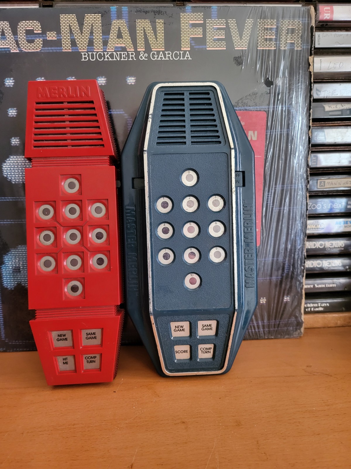 Vintage Merlin Master  and Merlin Electronic Handheld Game lot 1978 1982