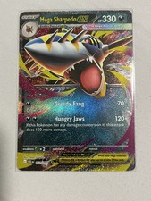 Pokémon Mega Sharpedo EX Full Art Holo Me02 Phantasmal Flames 061/094