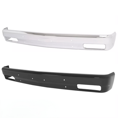 Chrome /Black Front Bumper Face Bar For Chevy S10 Blazer & GMC S15