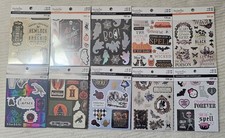 Variety of 10 Recollections Halloween Themed 12 Sheet Sticker Books