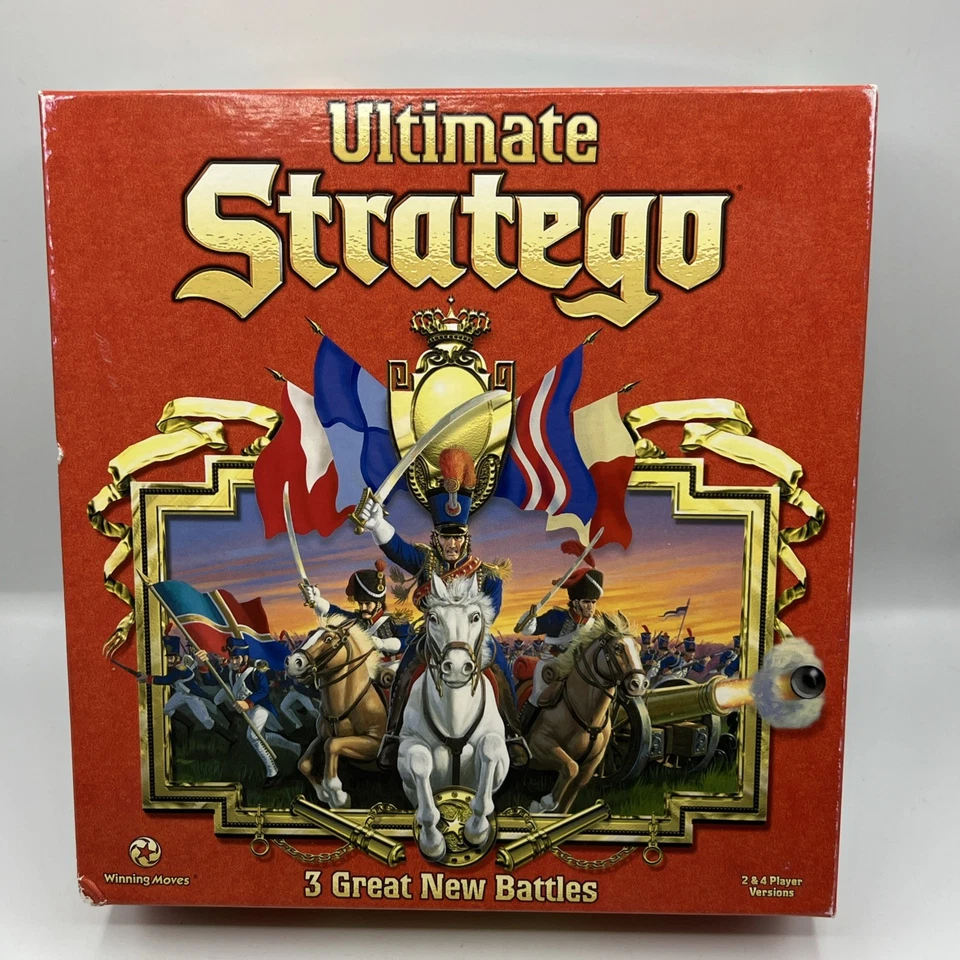 Ultimate Stratego Board Game Winning Moves 1997 Open Box Unpunched Never Played - Image 4 of 4
