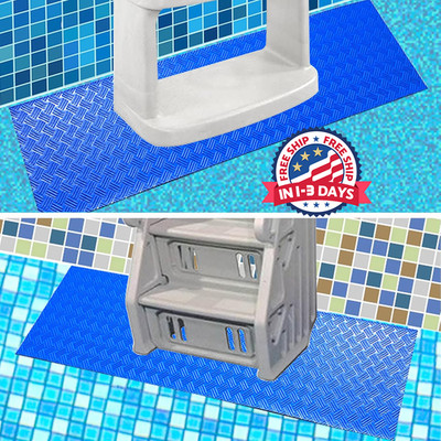 Alfombrilla protectora para escaleras de piscina con textura antideslizante NEW