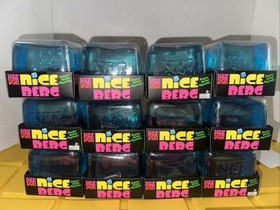 Lot Of 12 NeeDoh Nice Berg Blue XL Giant Nee Doh Niceberg Squishy BLUE Ice Block