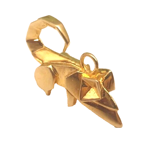 Pendentif Origami Claire Naa En Vermeil – Argent 925 Plaqué Or, Occasion, Style Unique