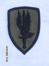 US Patch: 1st Aviation Brigade, Olive, Subdued
