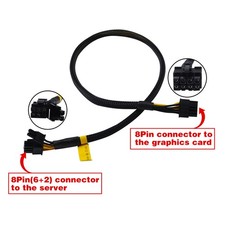8Pin To 8 Pin GPU Power Cable For Dell XR12 and Nvidia K80 M40 M60 P40 P100 63cm