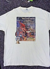 "LAGER BOY MIGHT TASTE?(HOBGOBLIN BEER)" T-shirt/Giant print on 100% cotton