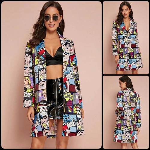 Blazer cómic curvy - GranadaDeModa