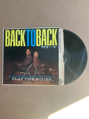 Duke and Johnny Back To Back Play The Blues Record lp original vinyl album