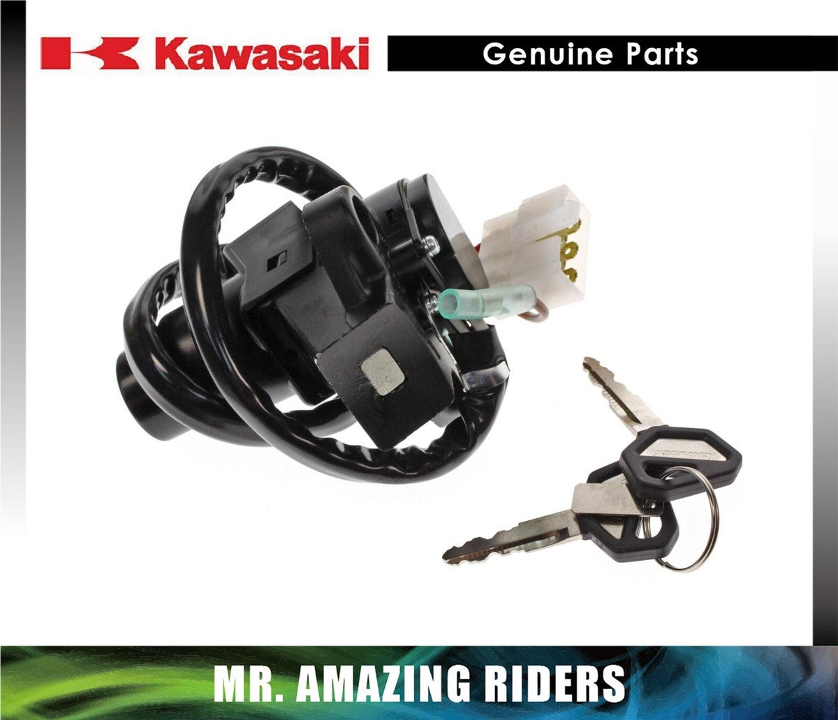 コンティさま Kawasaki GENUINE 1993-2009 Ninja Concours Switch Assembly Ignition
