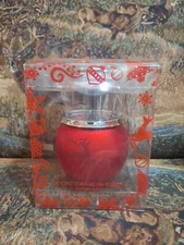 Slatkin & Co Bath & Body Works Dancing Tealight Red Reindeer Oil Warmer