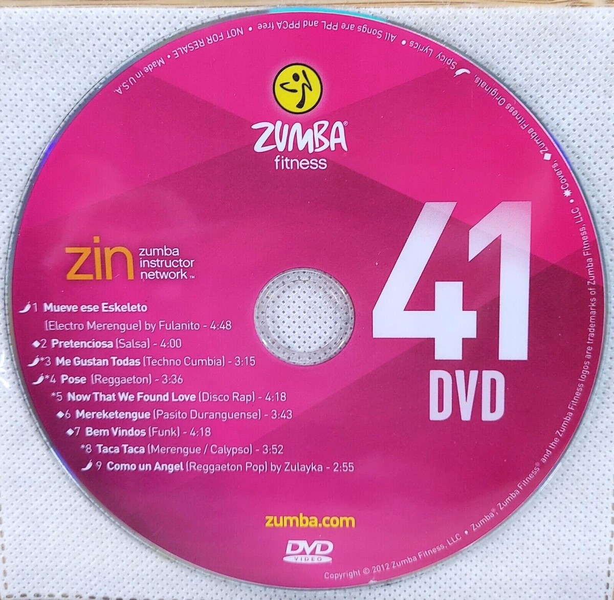 ZUMBA　ズンバ　ZIN101　CD ＆ DVD　インストラクター専用 未使用品 正規品 ズンバ ZUMBA ZIN 101 DVD CD セット ズンバジン(ZIN