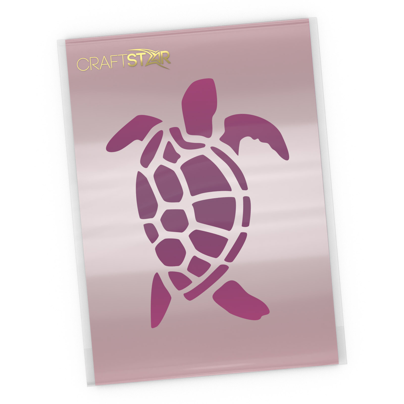 Turtle Stencil - 21 x 15.6 cm - Sea Turtle Reusable Template by CraftStar |  eBay