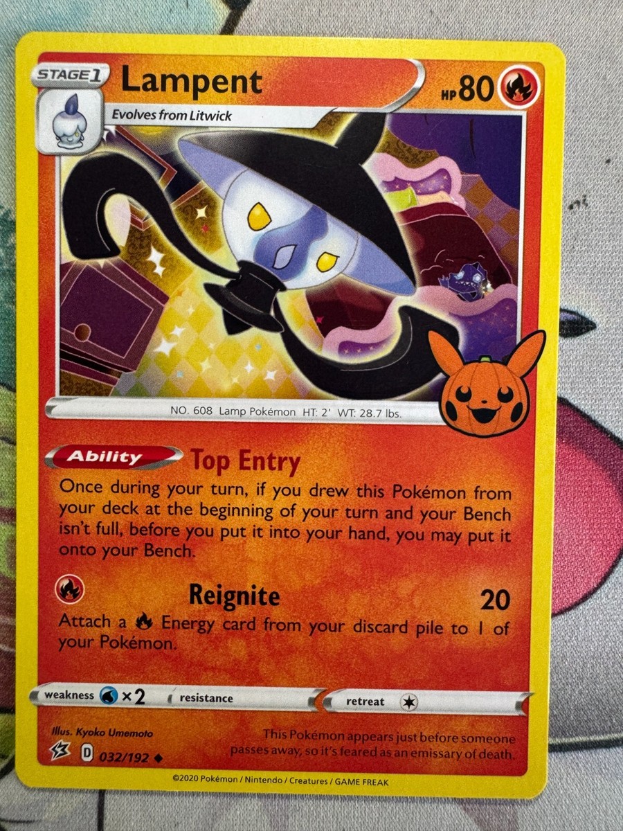 Lampent Non Holo English Pokemon TCG BKAF724 | eBay