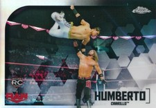 #28 HUMBERTO CARRILLO 2020 Topps Chrome WWE REFRACTOR RC