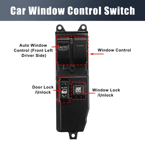For Toyota Hiace 2005-2013 Front Left Driver Master Power Window Control Switch - Bild 5 von 9