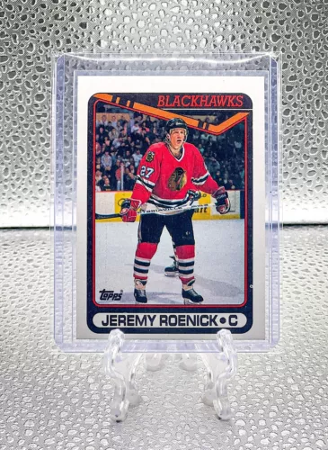JEREMY ROENICK 1990 Topps #7 ROOKIE CARD BLACKHAWKS RC LEGEND & HOF
