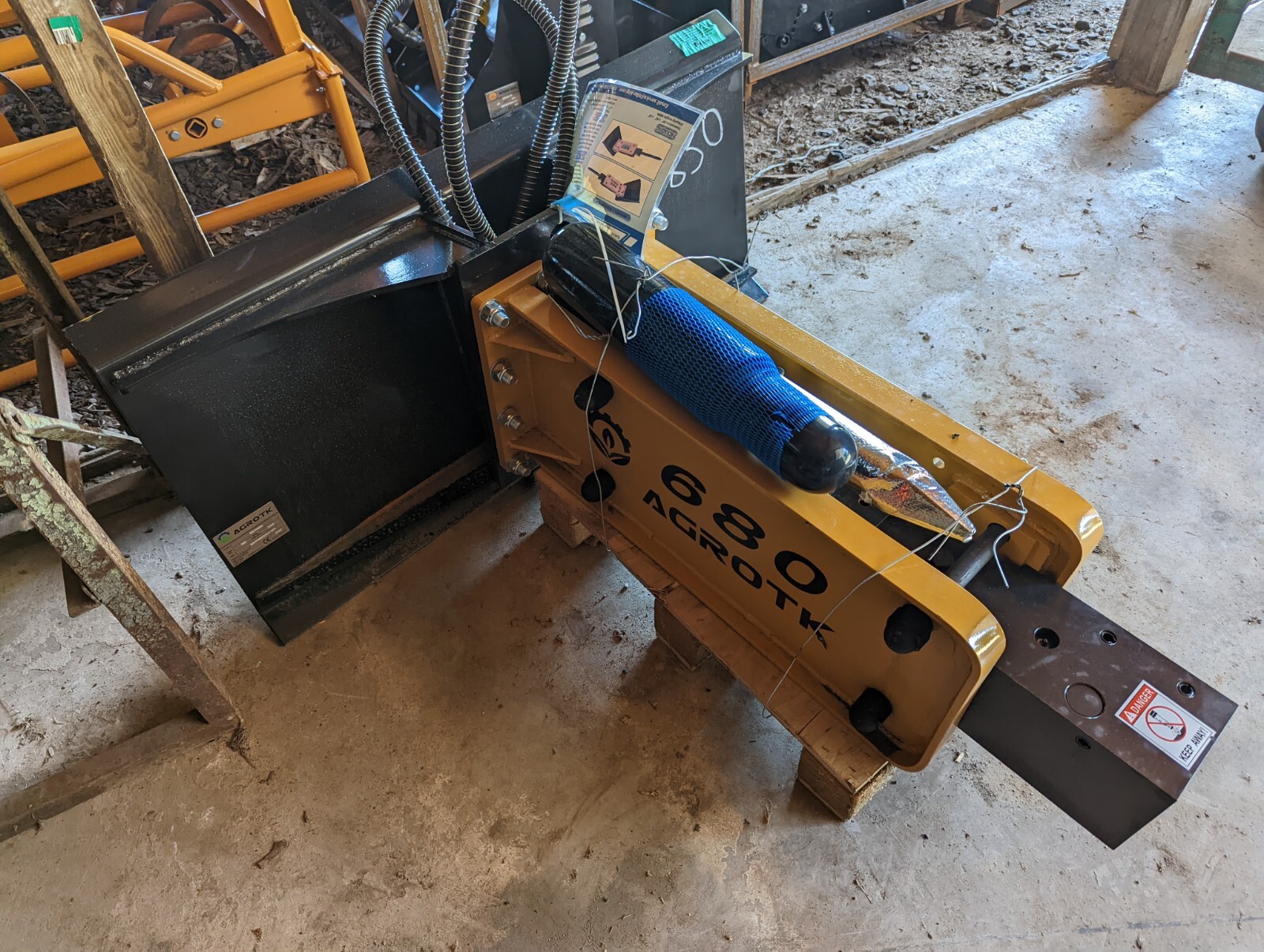 New 680 hydraulic breaker jackhammer hammer skid steer Skidsteer eBay