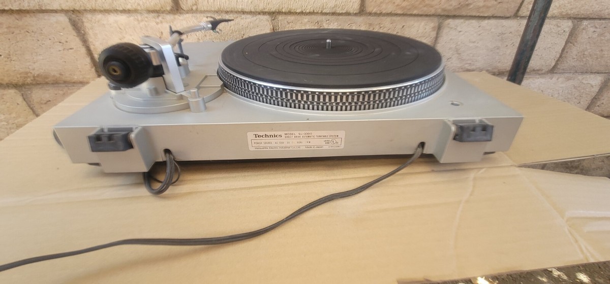 Technics SL-3300 Direct Drive Turntable Record PLAYER Works But