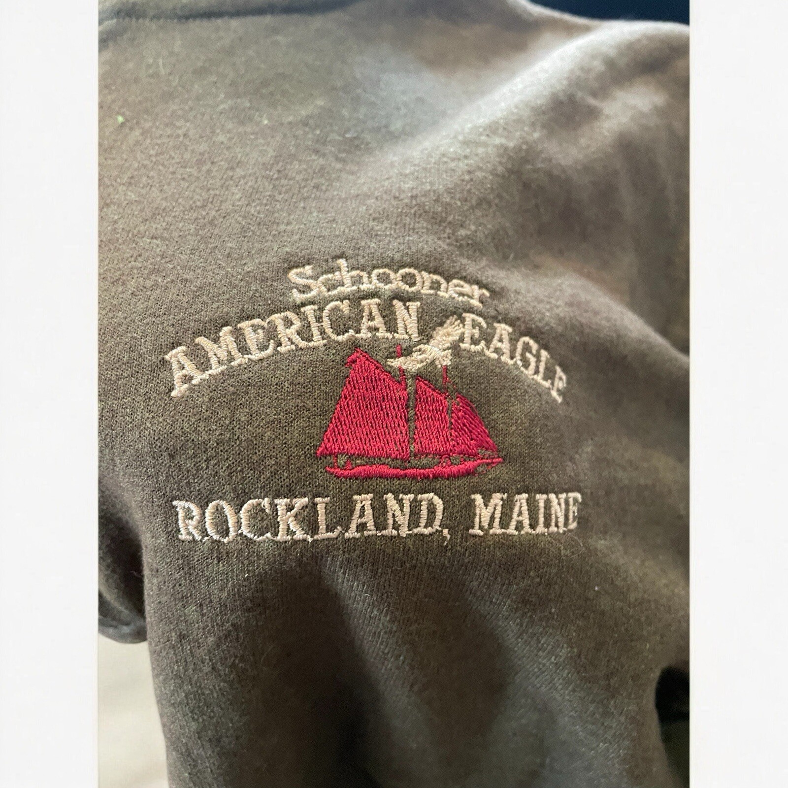 schooner american eagle pullover  half zip - image 2