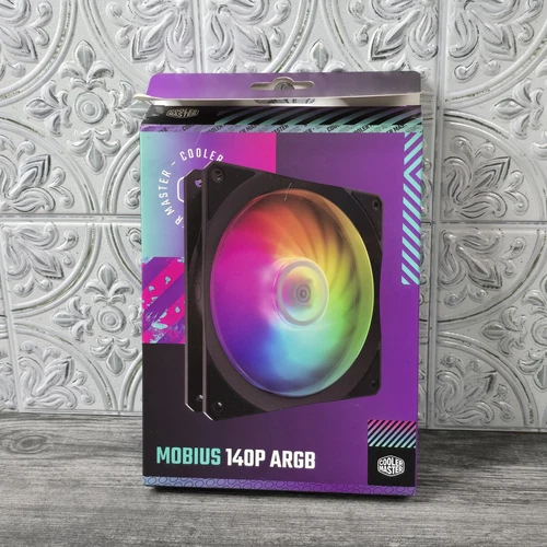 Cooler Master Mobius 140P ARGB High Performance Interconnecting Ring Blade Fan,