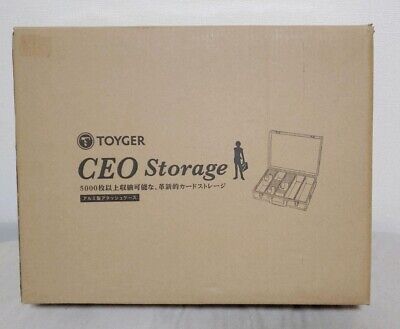 TOYGER CEO Storage Aluminum Black Attache Card Case over TOYGER CEO Storage Aluminum Black Attache Card Case over