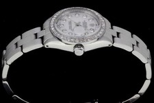 Rolex Lady Datejust Oyster Stainless Diamond Dial Bezel Watch 8
