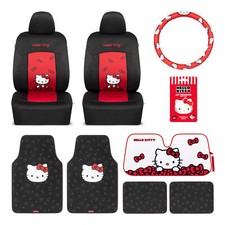 Hello Kitty Car Seat Covers Car Floor Mats Steering Wheel Cover Windshield... Hello Kitty Car Seat Covers Car Floor Mats Steering Wheel Cover Windshield...