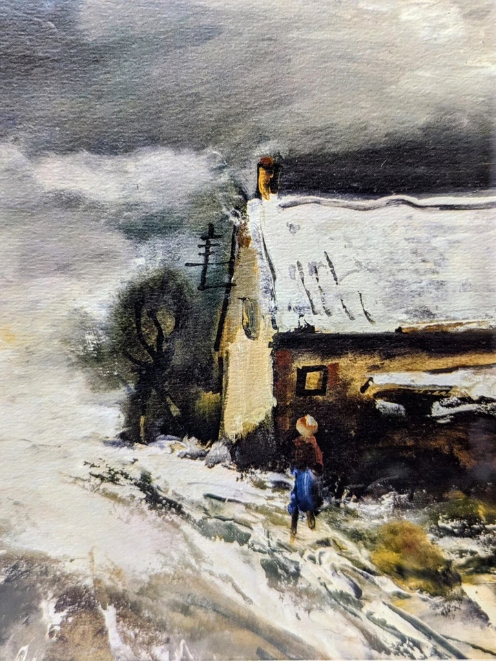 Деревня в Нормандии от Maurice de VLAMINCK литография Int. Hallmark Award (1957) - Изображение 3 из 4