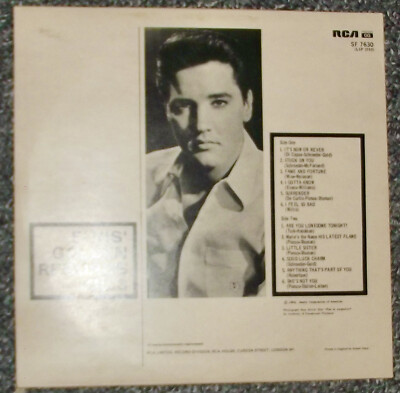ELVIS PRESLEY GOLDEN RECORDS VOLUMEs 1, 2 & 3 ORANGE Labels | eBay